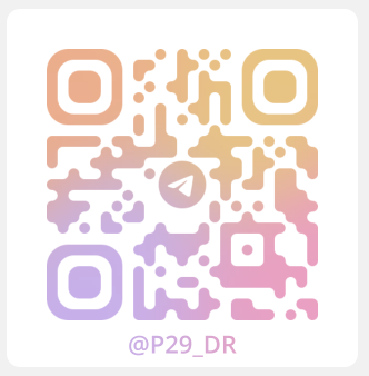 Telegram QR code for @p29_dr