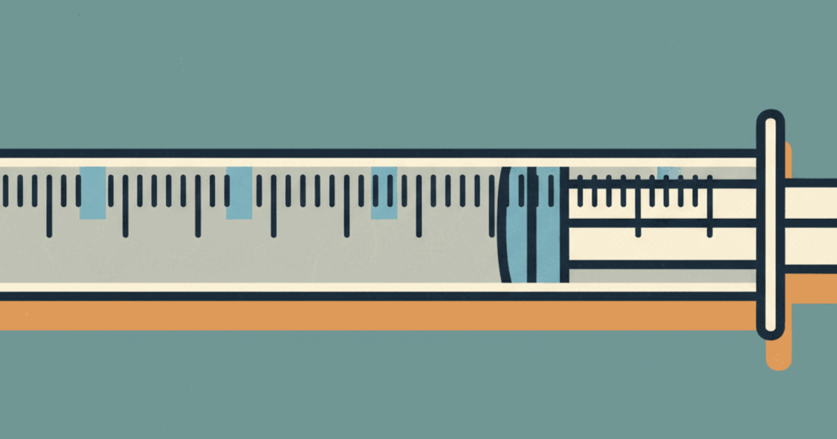 1 mL = how many units? Reading a U-100 insulin syringe