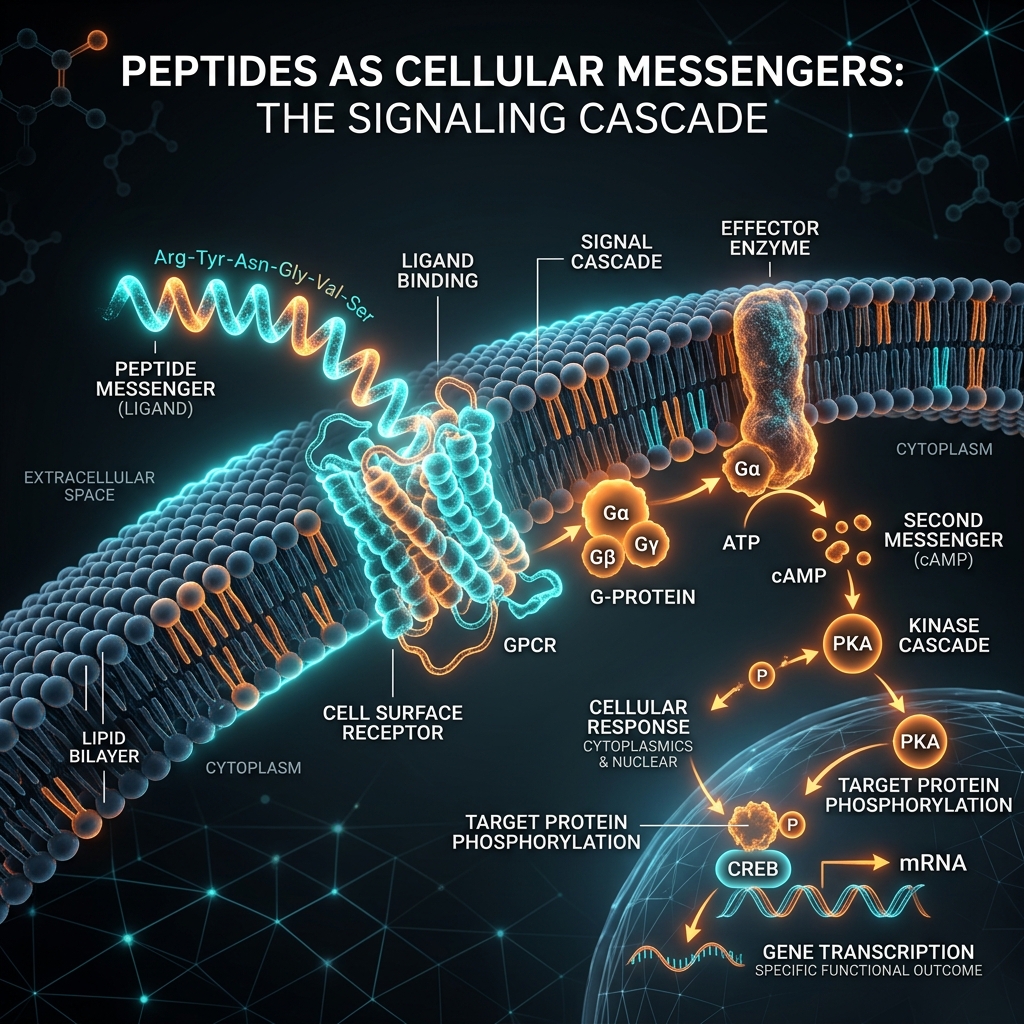 How peptides act as cellular messengers