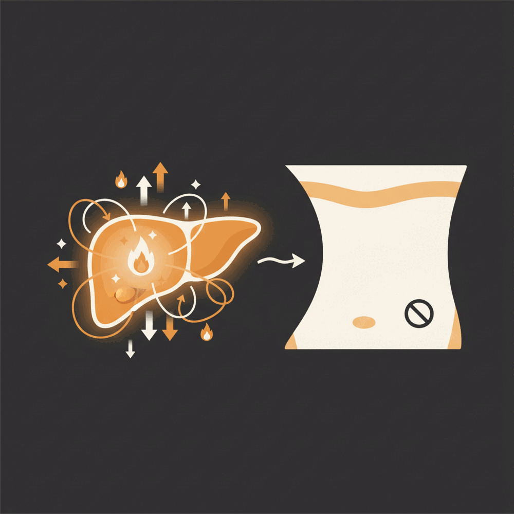 Glucagon drives fat oxidation in the liver, not in body fat