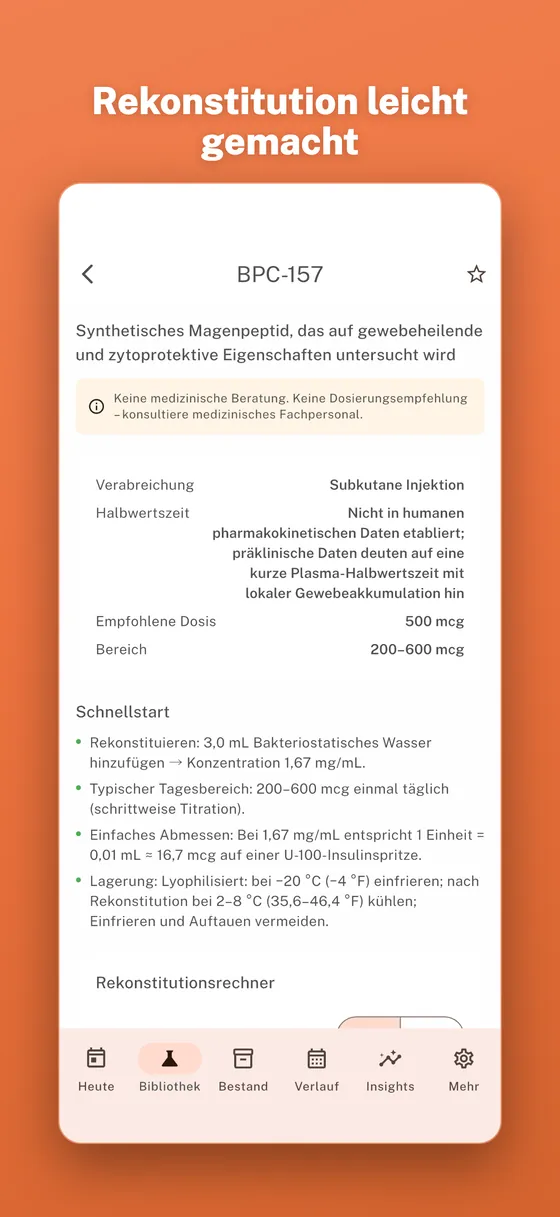 Peptid-Details